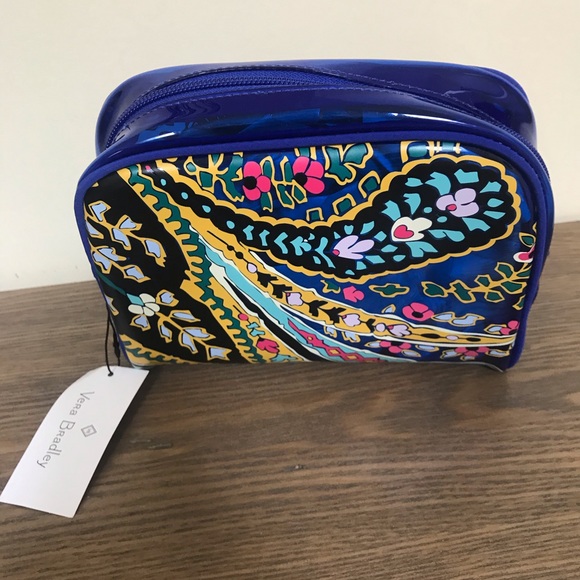 NEW Vera Bradley Iconic Medium Cosmetics Bag - Picture 3 of 8